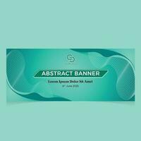 Blue Banner Abstract Background vector