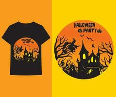 Hallowed t-shirt design, halloween vector elements, vector graphic