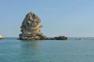 White cliffs in Vieste photo