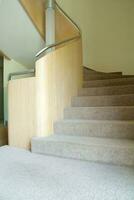 Handrail and interior stairs photo