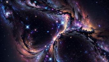 A Journey through Colorful Galaxies Nebulas and Supernovas Exploring Galaxies Nebulas and Supernovas in the Universe photo