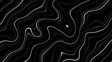 Vintage abstract black white wave background video
