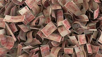 lleno pantalla dinero moneda antecedentes Finanzas ilustración yuan foto