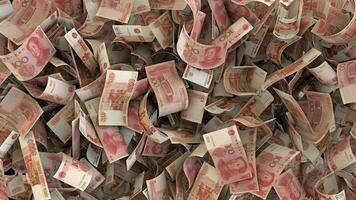 lleno pantalla dinero moneda antecedentes Finanzas ilustración rubel yuan foto