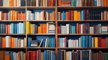 Good books in library. photo