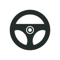 steering wheel icon vector design illustration automotive concept