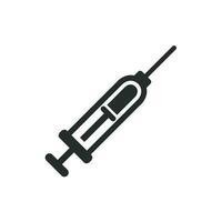 injection  icon vector design illustration medical concept