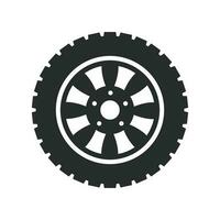 car wheels  icon vector design illustration automotive concept