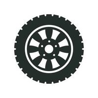 car wheels  icon vector design illustration automotive concept