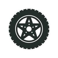 car wheels  icon vector design illustration automotive concept