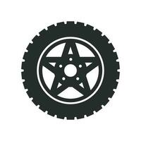 car wheels  icon vector design illustration automotive concept