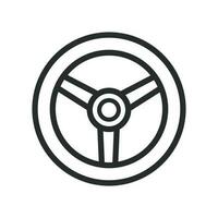 steering wheel icon vector design illustration automotive concept