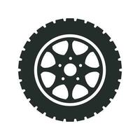 car wheels  icon vector design illustration automotive concept