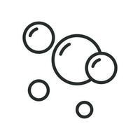 air bubble icon vector design illustration isolated on white background