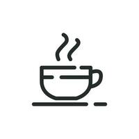 café taza icono vector diseño ilustración café concepto negocio