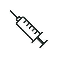 injection  icon vector design illustration medical concept