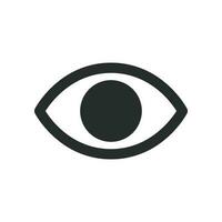 eye icon vector design illustration optical symbol