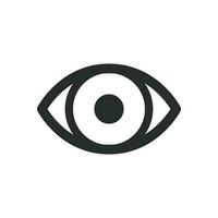 eye icon vector design illustration optical symbol