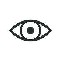 eye icon vector design illustration optical symbol