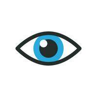 eye icon vector design illustration optical symbol