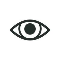 eye icon vector design illustration optical symbol