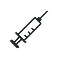 injection  icon vector design illustration medical concept