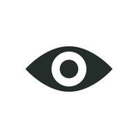 eye icon vector design illustration optical symbol