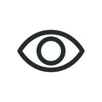 eye icon vector design illustration optical symbol