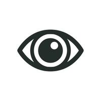 eye icon vector design illustration optical symbol