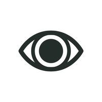 eye icon vector design illustration optical symbol