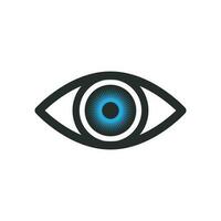 eye icon vector design illustration optical symbol