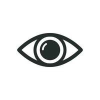 eye icon vector design illustration optical symbol