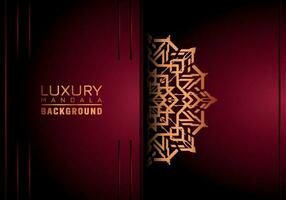 Luxury mandala background ornamental, arabesque style With Golden Arabesque Pattern Style. Decorative Mandala Ornament For Print, Brochure, Banner, Cover, Poster, Invitation Card vector