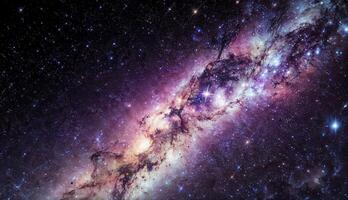 A Journey through Colorful Galaxies Nebulas and Supernovas Exploring Galaxies Nebulas and Supernovas in the Universe ai generated photo