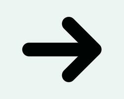 Right Arrow Icon Next Skip Forward Point Pointer Navigation Direction Traffic Road Sign Turning Turn Symbol Vector Graphic Illustration Clipart Cricut