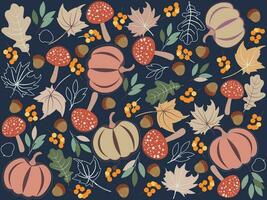 Autumn background illustration vector