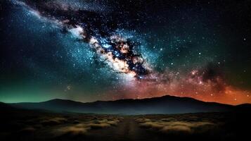 Explore the expansive beauty of the Milky Way Galaxy. photo