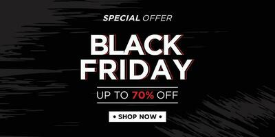 Modern black friday sale banner background vector