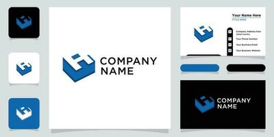 Initial Letter A Logo Design vector Template. Creative A Logo Design with business card design Premium Vector