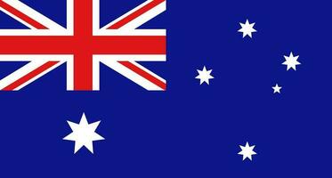 Australia National Flag Vector Illustration