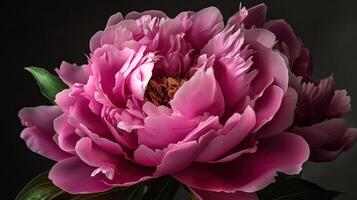 Enchant with the stunning beauty of peonies. photo