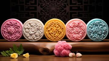 Mooncake to Celebrate Mid-Autumn Festival. photo