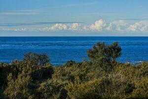 Marine Landscape with clouds, Patagonia, Argentina. photo