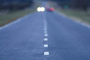 Travel on the route, abstract concept, Pampas, Argentina photo