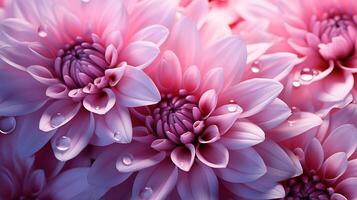 Close-up beautiful pink flower. photo