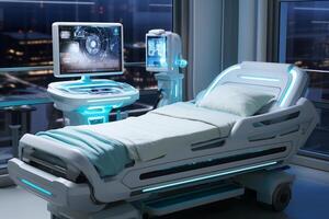 Robotic assistance in healthcare streamlining administrative tasks and improving patient care AI Generated photo