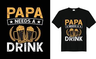 Fathers Day t-shirt design vector, For t-shirt print and other uses, Free Vector