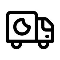 icono de camión para su sitio web, móvil, presentación y diseño de logotipo. vector