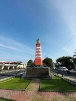 Lombok island, Indonesia. 17th June 2023  - monument in the city park, Mataram city, Lombok island photo