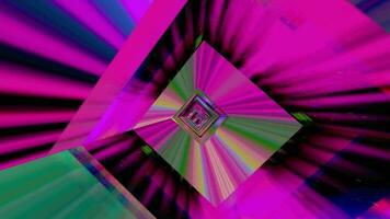 en psychedelic virvel av strömning data och ljus - slinga video